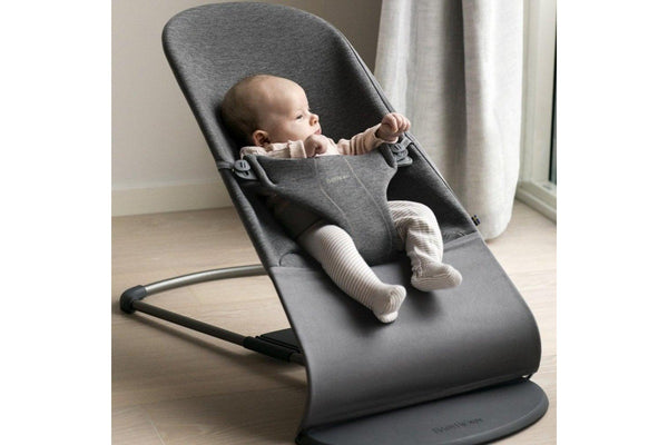 BabyBjorn: Bouncer Bliss Jersey - Charcoal Grey