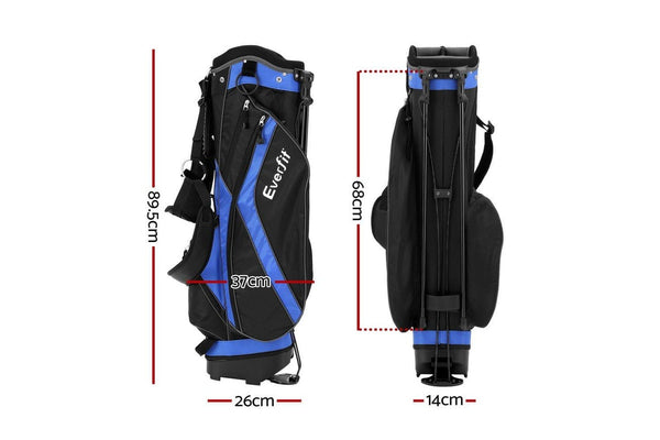 6 Way Dividers Golf Bag Stand Insulated Carry Bag Zippered Rain Cover