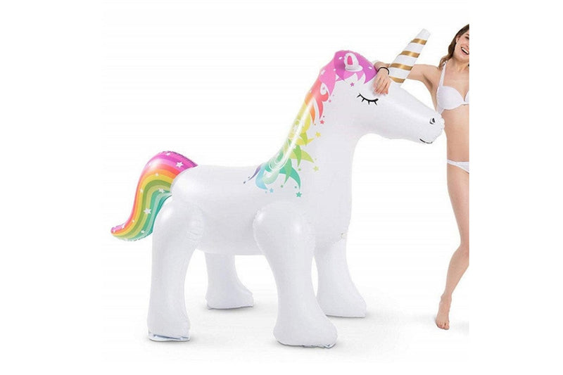 Giant Unicorns Inflatable Sprinkler Summer Outdoor Yard Water Spray Toy Style 2