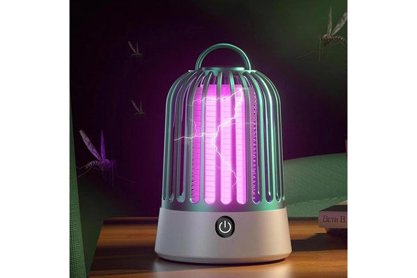 Electric Mosquito Zapper Portable Rechargeable Mosquito Killer Lamp Green