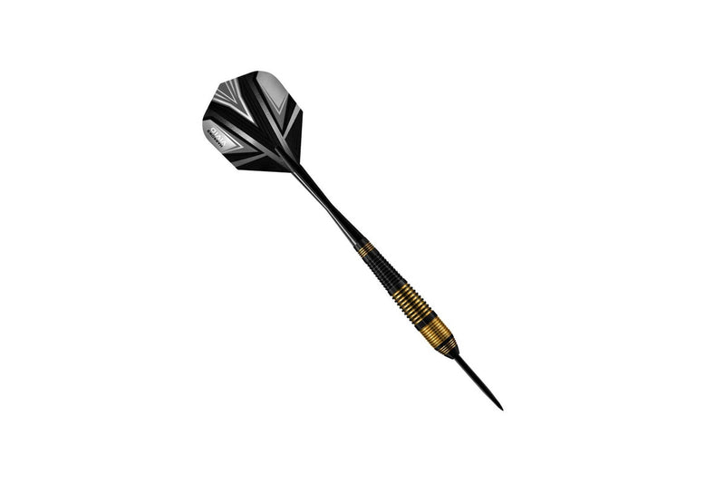 Harrows Vivid Brass Darts (Pack Of 3) (Black/Brass/Grey) (25g)