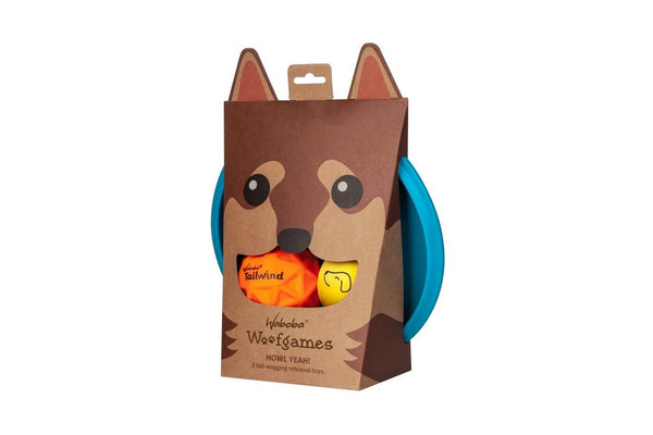 Waboba Woofpack Dog Ball Set (Brown) (One Size)