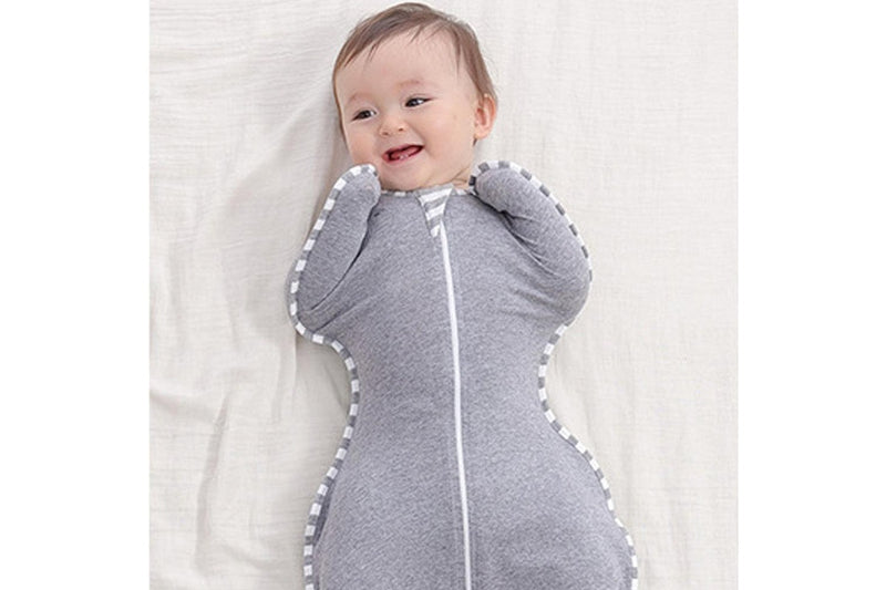 FancyGrab Baby Surrender Sleeping Bag Newborn Swaddle UP Transition Bag Grey