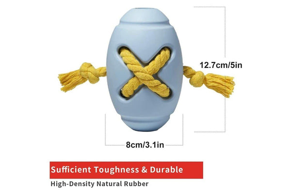 Lightweight Nontoxic Sturdy Rubber Teething Dog Chew Rope Toyfor Small Medium Large Dog