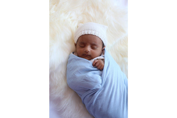 Snazzi Pants: Swaddle - Dusty Blue (120x120cm)