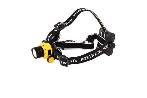 Portwest Ultra Power Head Torch (Yellow/Black) (One Size)