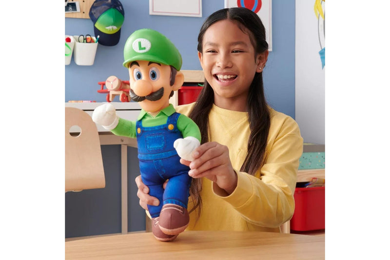 Super Mario: Luigi - 15" Poseable Plush