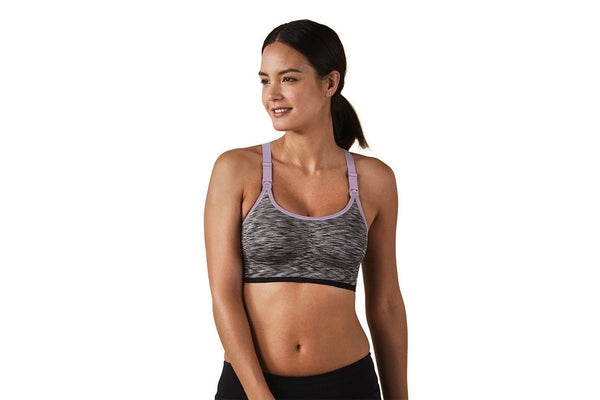 Bravado: Body Silk Seamless Rhythm Nursing Bra - Black Spacedye (Small)