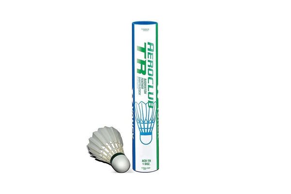 Yonex Aeroclub TR Shuttlecock (Pack of 12) (White) (One Size)