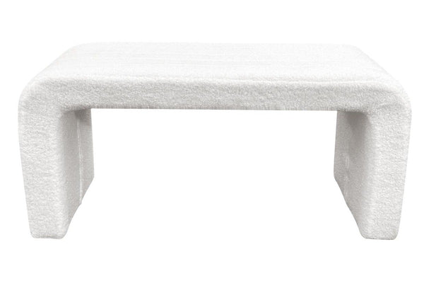 Fraser Country Modern Boucle Curl Bench Seat - Double