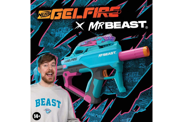 Nerf Pro: Gelfire X MrBeast - Motorized Blaster