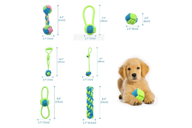 Cotton Rope Pet Dog Toy Puppy Playtime - 3