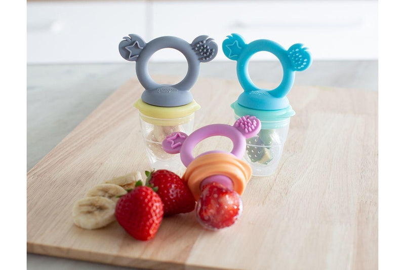 Cherub Baby Silicone Fresh Food Feeder & Teether - Lemon