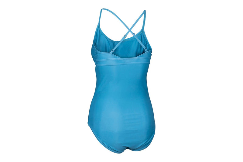 Trespass Womens/Ladies Mimi Plain One Piece Swimsuit (Storm Blue) (S)