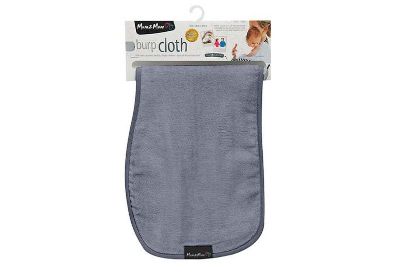 Mum 2 Mum: Burp Cloth - Grey