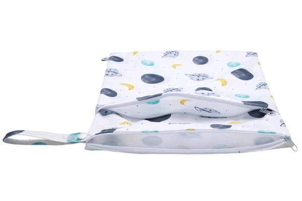 Snazzi: Double Pocket Wet Bag - Planets