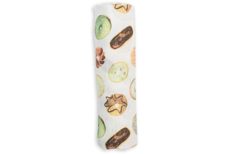 Lulujo: Muslin Bamboo Swaddle - Donuts
