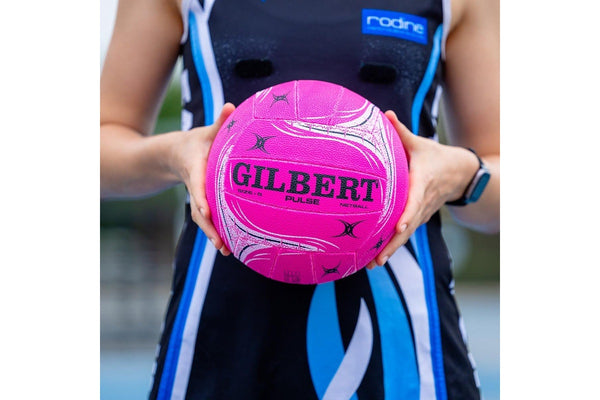 Gilbert Pulse Netball - Pink - Size 4