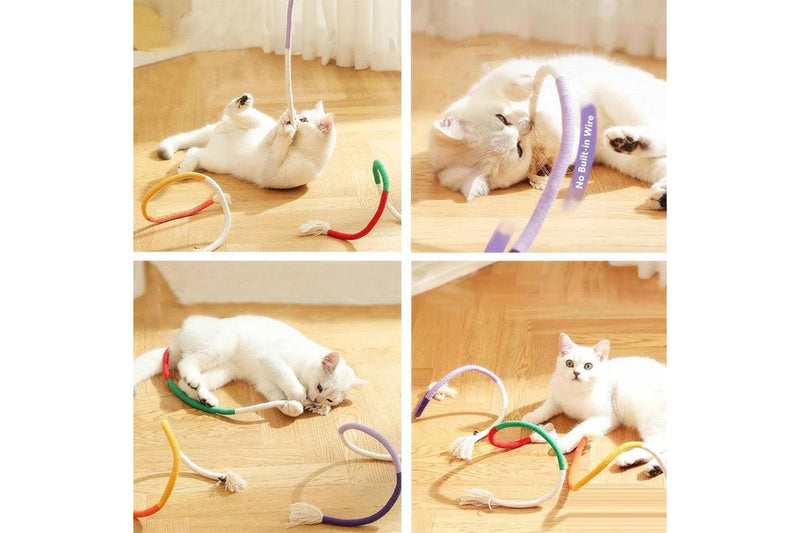 3 Pcs Set Pet Chewing Toys Bite-Resistant Rope Toys for Cat Kitten