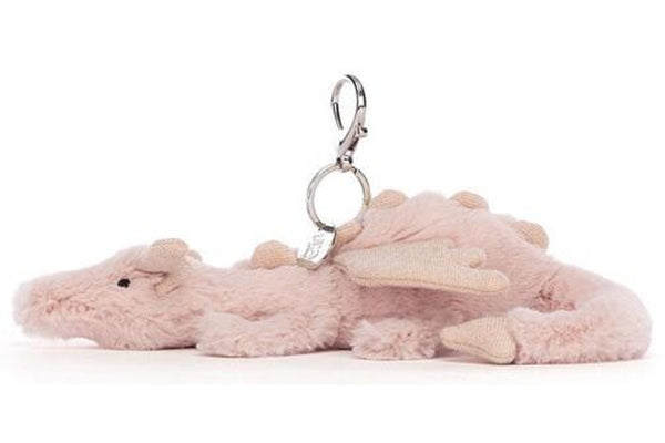 Jellycat: Rose Dragon - Bag Charm