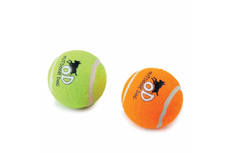 12 Pack Dog Squeaking Tennis Balls - 6.5cm Squeaky Sound Fetch Play Toy