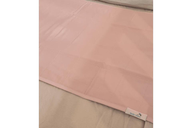 Brolly Sheets: Cot Pad with Wings - Dusty Rose