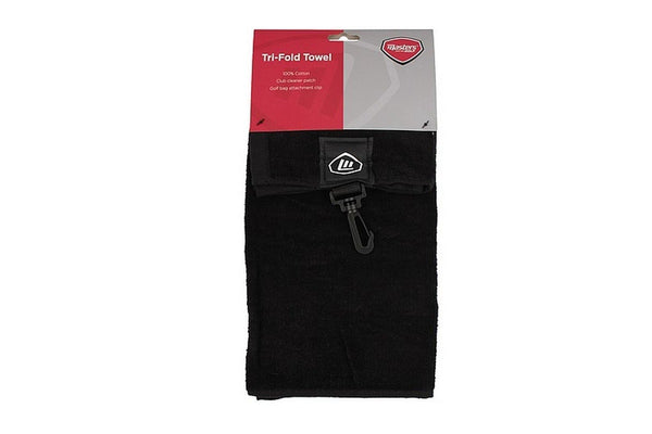 Masters Tri-Fold Golf Towel (Black) (One Size)