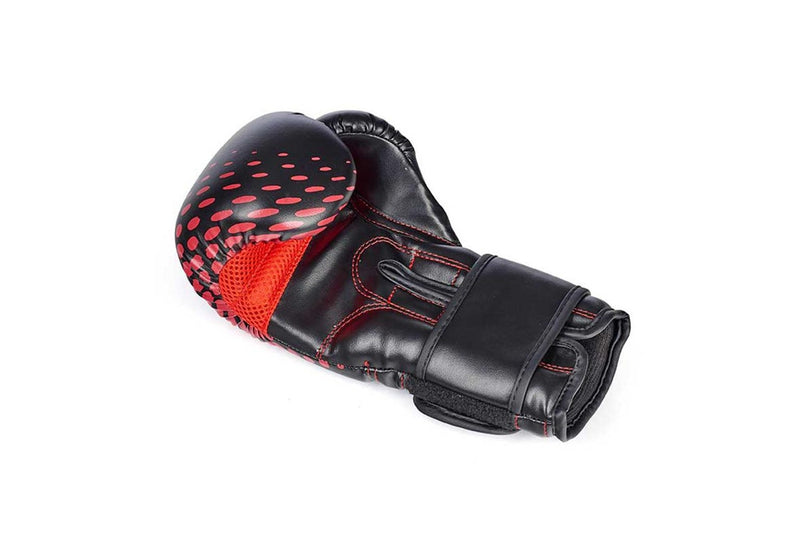 BBE Childrens/Kids Training Gloves (Black/Red) (8oz)