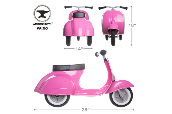 Ambosstoys - Primo Ride-on Scooter (Pink)