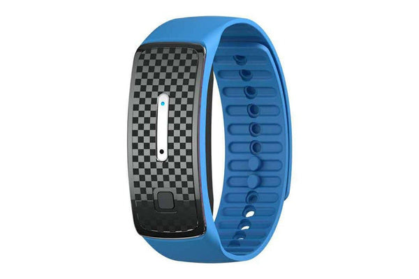 Ultrasonic Anti-Mosquito Repellent Bracelet Rechargeable Electronic Mosquito Wrist Band-Blue