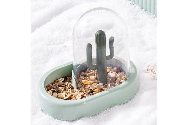 MEWOOFUN Hamster Sand Bath and Bowl Set - Green