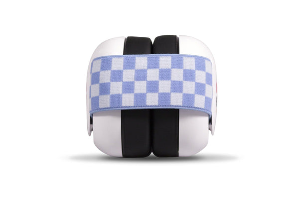 Em's for Kids: Baby Earmuffs - White/Blue Racer