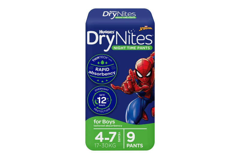 Huggies DryNites Night Time Boys Pants - 4-7 Years