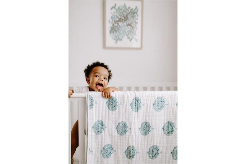 Aden + Anais: Dream Blanket - Paisely Teal