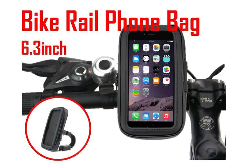 6.3inch Flexi Waterproof Bike Phone Display Saddle Tube Bag Bicycle Mobile