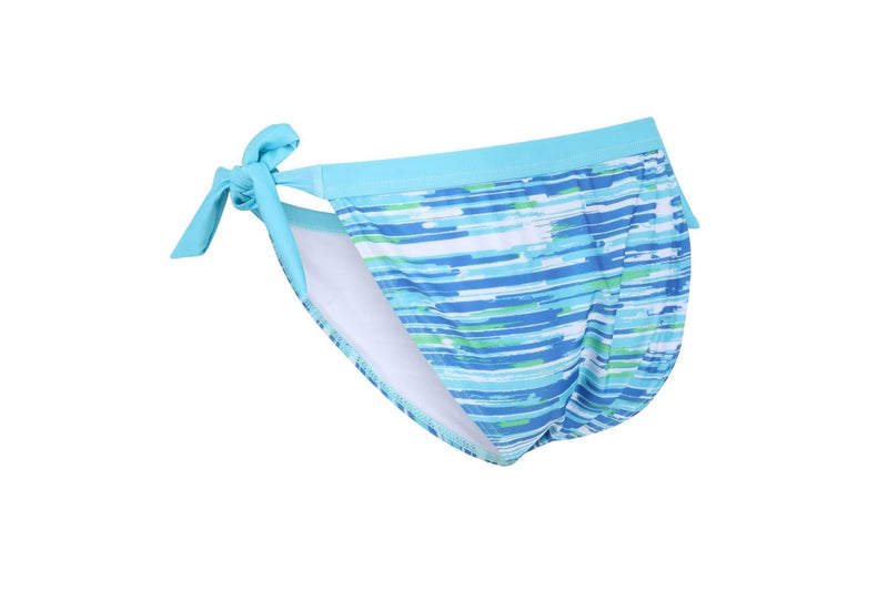 Regatta Womens/Ladies Flavia Brush Stroke Bikini Bottoms (Seascape) (10 UK)