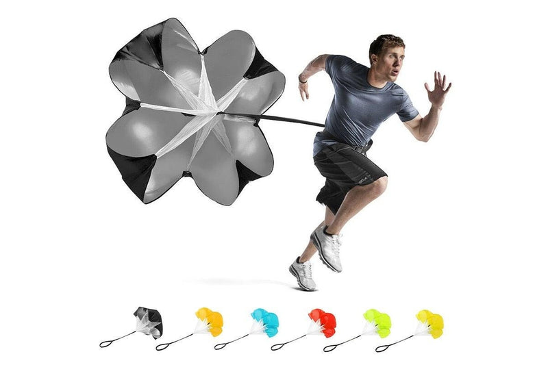 Speed Training Umbrella Running Parachute Exercise Fitness Tool Equipment - Light Green