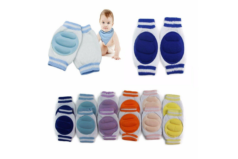 Baby Knee Pads Infant Toddler Crawling Pad Safety Pink Blue Yellow Orange Purple