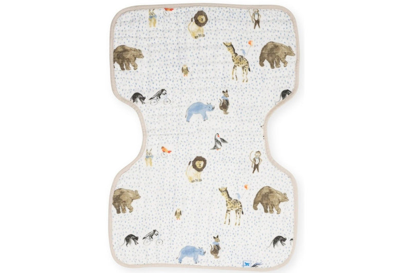 Little Unicorn: Muslin Burp Cloth - Party Animals