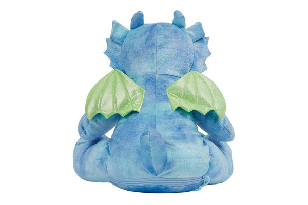 Mumbles Zippie Soft Dragon Plush Toy (Blue) (One Size)