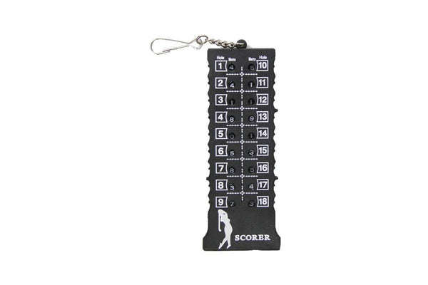 18 Hole Golf Score Counter Outdoor Sport Golf Scoreboard Training Practice Competition Accessory Black