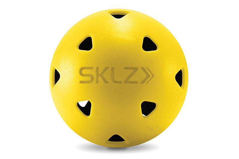 12pc SKLZ Impact Practice Training Pop Back Golf Balls Strong Durable YEL BLK