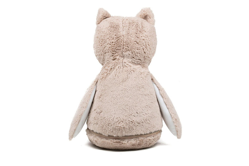 Mumbles Owl Plush Toy (Light Brown) (One Size)