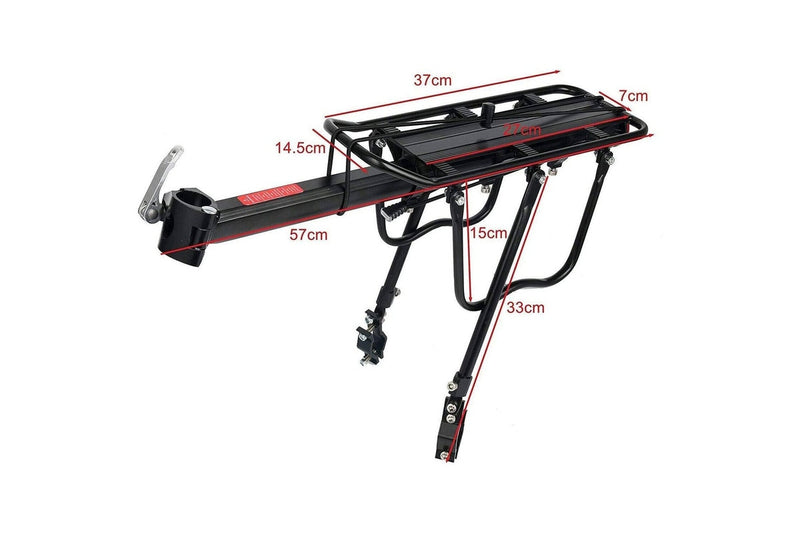 Adjustable Bicycle Bike Rear Pannier Rack Carrier For Mountain MTB Bike