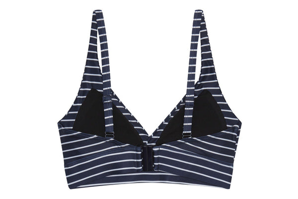 Regatta Womens/Ladies Paloma Stripe Textured Bikini Top (Navy/White) (16 UK)