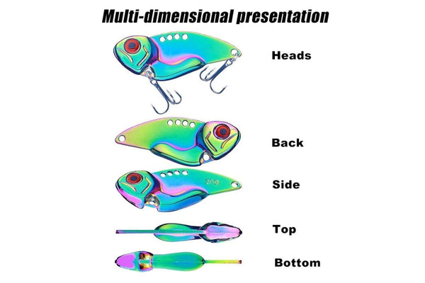 Metal Vib Micro Bait Full Swimming Layer Fake Bait 5g