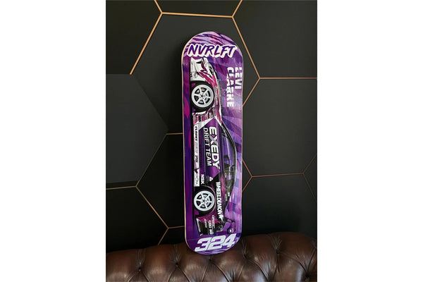 Levi Clarke s15 presentation skate deck NVRLFT Drift pro Exedy 324