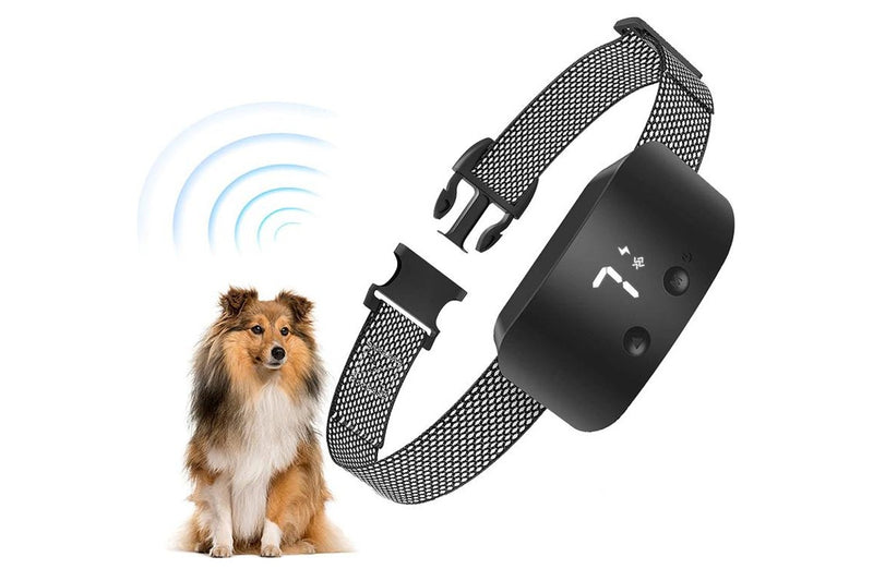 Pet Self-Disciplining Vibrating Collar-Black