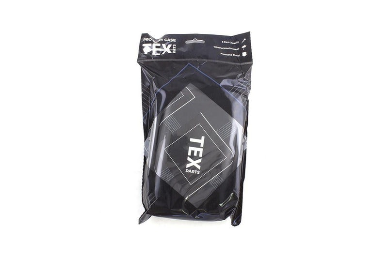 TEX Pro Throwing Darts Portable Protective Storage Carry Travel Case Black White