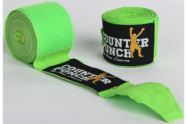 Counterpunch Long Wraps - 4.5m - Fluro Green